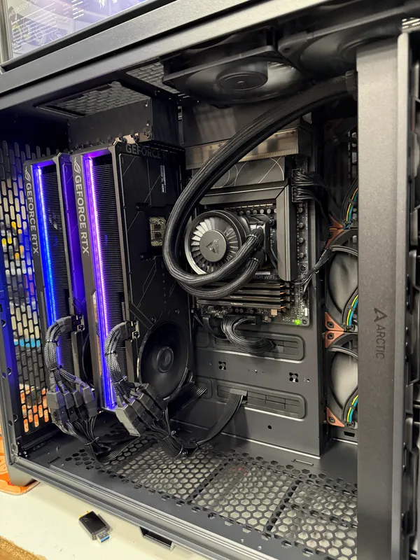 Dual 5090 LLM AI Rig