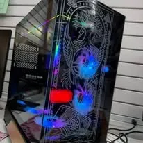 Engraved phoenix panel